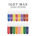 IGET Max Vape Wholesale 2300 puffs Disposable