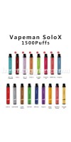 Vapeman SoloX Vape Wholesale 1500 puffs Disposable